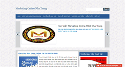 Desktop Screenshot of marketingonlinenhatrang.com